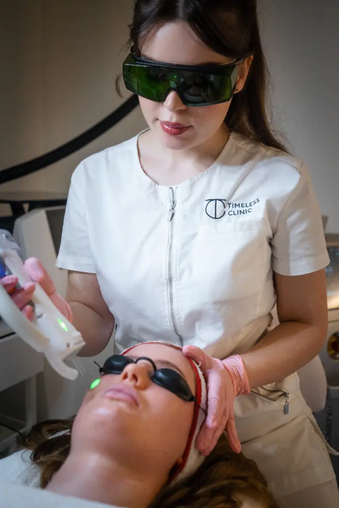 Hårborttagning med laser på Timeless Clinic – Medicinsk och Estetisk Hudvård.